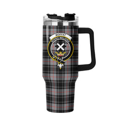 Moffat Modern Tartan Crest 40 oz Insulated Tumbler with Handle