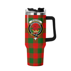 Moncrief Tartan Crest 40 oz Insulated Tumbler with Handle