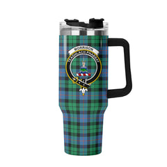 Morrison Ancient Tartan Crest 40 oz Insulated Tumbler with Handle