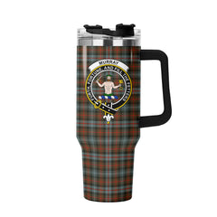 Murray of Atholl Weathered Tartan Crest 40 oz Insulated Tumbler with Handle