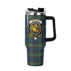 Nicolson Hunting Ancient Tartan Crest 40 oz Insulated Tumbler with Handle