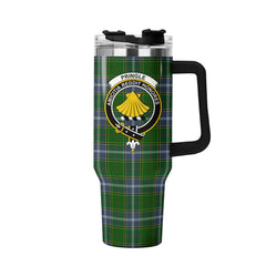 Pringle Tartan Crest 40 oz Insulated Tumbler with Handle