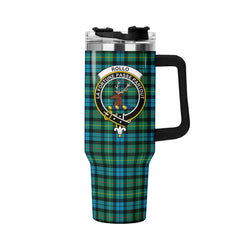 Rollo Ancient Tartan Crest 40 oz Insulated Tumbler with Handle