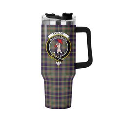 Taylor Weathered Tartan Crest 40 oz Insulated Tumbler with Handle