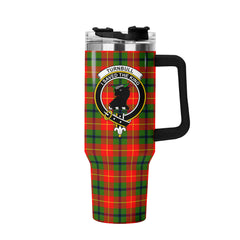 Turnbull Dress Tartan Crest 40 oz Insulated Tumbler with Handle
