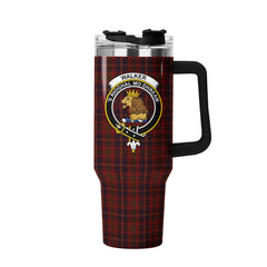 Walker Tartan Crest 40 oz Insulated Tumbler with Handle