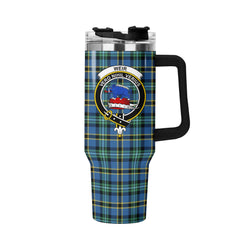 Weir Ancient Tartan Crest 40 oz Insulated Tumbler with Handle