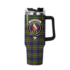Whitefoord Tartan Crest 40 oz Insulated Tumbler with Handle
