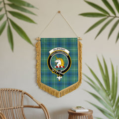 Oliphant Ancient Tartan Crest Wall Hanging Banner - Wood Pole