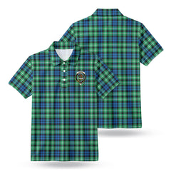 Graham of Montrose Ancient Tartan Crest Birdseye Mesh Polo Shirt