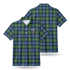MacNeil of Barra Ancient Tartan Crest Birdseye Mesh Polo Shirt