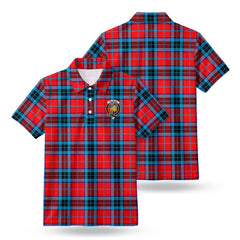 MacTavish Modern Tartan Crest Birdseye Mesh Polo Shirt