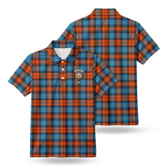 McLachlan Ancient Tartan Crest Birdseye Mesh Polo Shirt