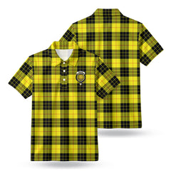 McLeod of Lewis Modern Tartan Crest Birdseye Mesh Polo Shirt