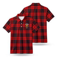 McLeod of Raasay Tartan Crest Birdseye Mesh Polo Shirt