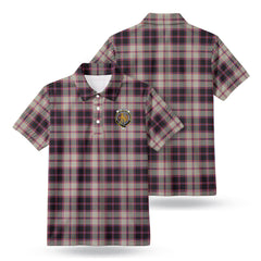 McPherson Hunting Ancient Tartan Crest Birdseye Mesh Polo Shirt