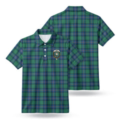 Shaw (of Sauchie) Ancient Tartan Crest Birdseye Mesh Polo Shirt