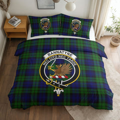 Bannatyne Tartan Crest Bedding Set
