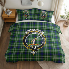 Blackadder Tartan Crest Bedding Set