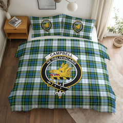 Campbell Dress Tartan Crest Bedding Set