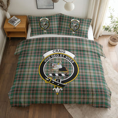 Craig Ancient Tartan Crest Bedding Set