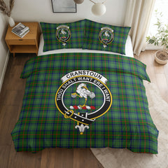 Cranstoun Tartan Crest Bedding Set