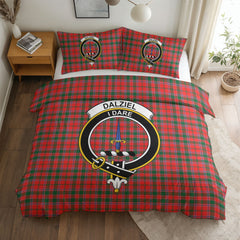 Dalziel Modern Tartan Crest Bedding Set