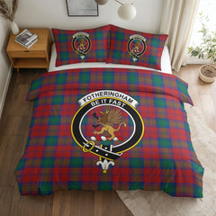 Fotheringham Tartan Crest Bedding Set