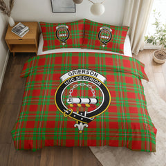 Grierson Tartan Crest Bedding Set
