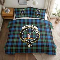 Guthrie Ancient Tartan Crest Bedding Set