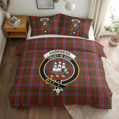 Harkness Dress Tartan Crest Bedding Set