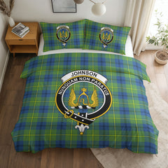 Johnson Ancient Tartan Crest Bedding Set