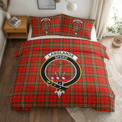 Langlands Tartan Crest Bedding Set