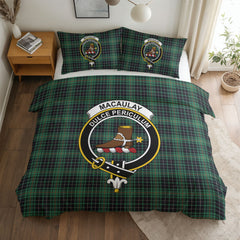 MacAulay Hunting Ancient Tartan Crest Bedding Set
