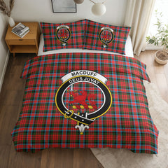 MacDuff Modern Tartan Crest Bedding Set