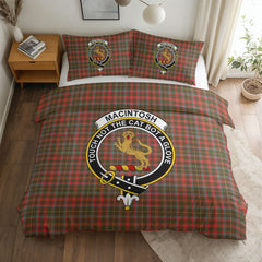 MacIntosh Hunting Weathered Tartan Crest Bedding Set