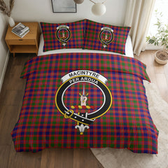 MacIntyre Modern Tartan Crest Bedding Set