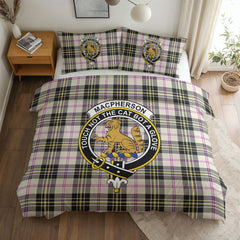 MacPherson Dress Ancient Tartan Crest Bedding Set