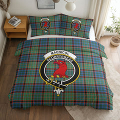 MacNicol Hunting Ancient Tartan Crest Bedding Set