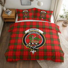 Maxwell Modern Tartan Crest Bedding Set