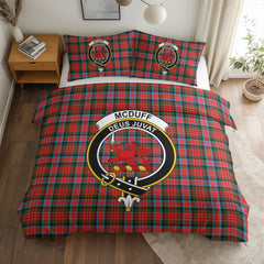 McDuff Modern Tartan Crest Bedding Set