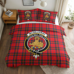 McGillivray Modern Tartan Crest Bedding Set