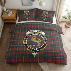 McIntosh Hunting Modern Tartan Crest Bedding Set