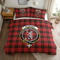 McQueen Modern Tartan Crest Bedding Set