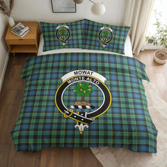 Mowat Ancient Tartan Crest Bedding Set