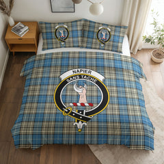 Napier Ancient Tartan Crest Bedding Set