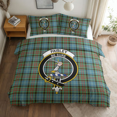 Paisley District Tartan Crest Bedding Set