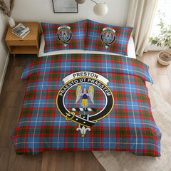Preston Tartan Crest Bedding Set