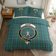 Shaw Ancient Tartan Crest Bedding Set