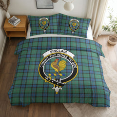 Sinclair Hunting Ancient Tartan Crest Bedding Set